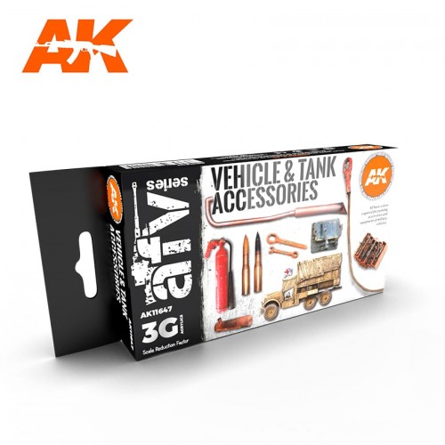 AK 3rd Generation Acrylics set Tank accesories AK11647